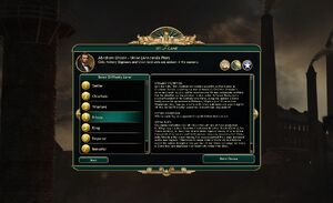 Civ 5 Lincoln