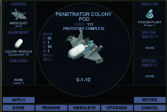 Penetrator colony pod (SMAC)