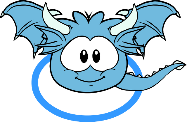 File:Blue Puffle Dragon Sprite.png