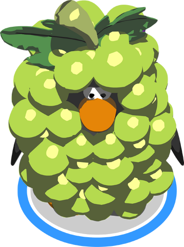 File:GreenGrapeCostumeinGame.png