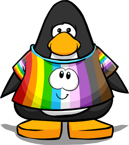 File:Rainbow Puffle Shirt PC.png