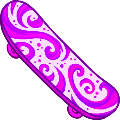 File:Galactic Pink Skateboard icon.png