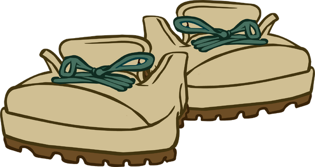 File:Beige Hiking Boots.png
