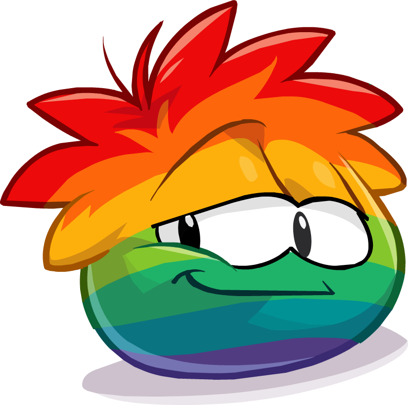Rainbow Puffle | Club Penguin Encyclopedia | FANDOM powered by Wikia