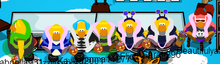 Pookies celebrating Halloween