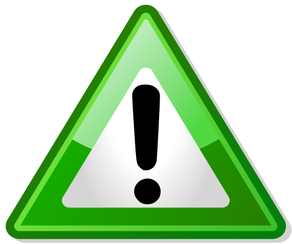 File:Warning triangle green.png