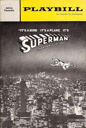 SUPERMAN MUSICAL PLAY BILL