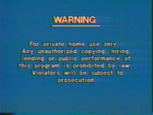 A&M Video (Warning 3)