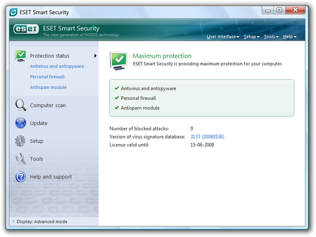 File:ESET Smart Security screenshot.png