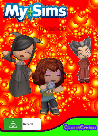 File:MySims Invasion Boxart (ConnaCream).png