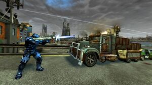 Cell pickup truck