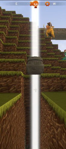 Creativerse Death Statue shines underground010