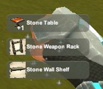 Creativerse unlock R23 Stone Table Rack Shelf0110