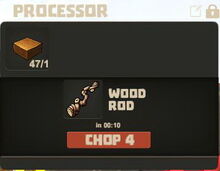 Creativerse Wood Rod Wood Slab00452