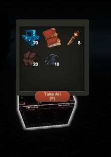 Creativerse iron treasure chest R26 hardened lava wall60