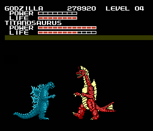 godzilla nes game