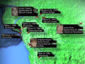 Bike Rapist Map