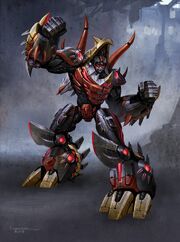 Transformers Fall of Cybertron - Concept Art Slug robot mode Final