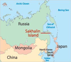 Map sakhalin sm