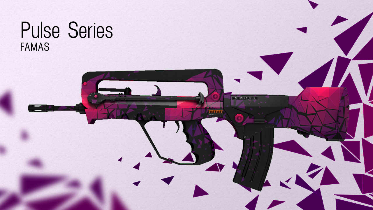 Как нарисовать famas из standoff 2