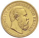 Hesse-Darmstadt Ludwig IV gold
