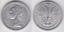 AEF 1 franc 1948