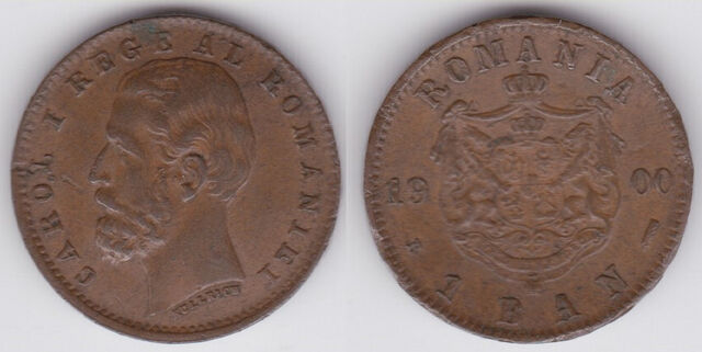 File:Romania 1 ban 1900.jpg
