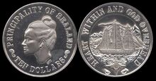 Sealand 10 dollars 1972