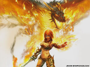 Flamewraithwp-Golden Axe Beast Rider-c-1024