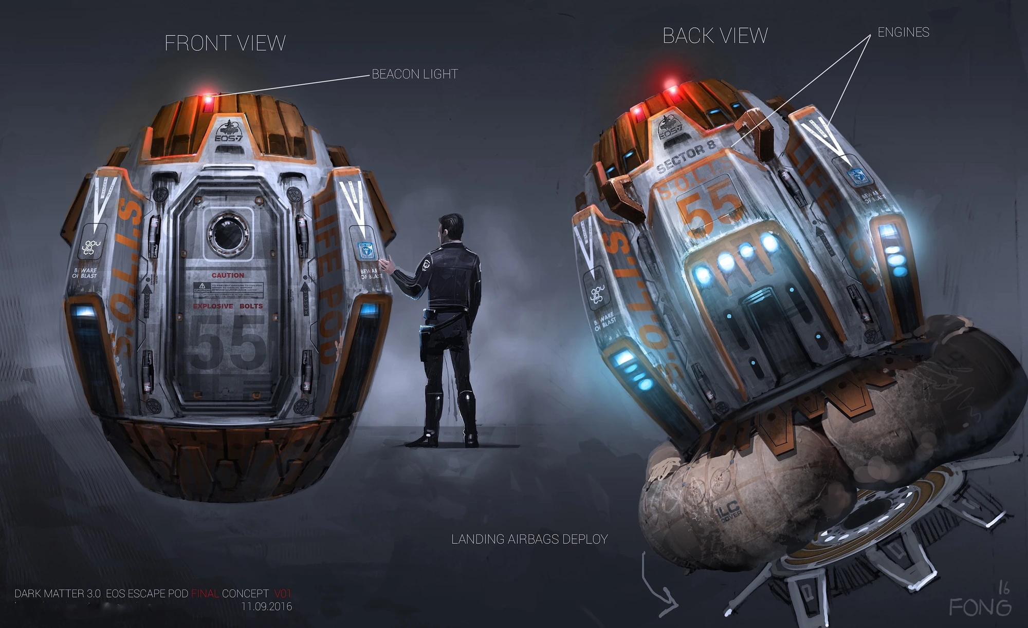 Image Escape pod v01a final.jpg Dark Matter Wiki FANDOM powered