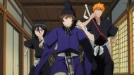Rukia, Shu, and Ichigo