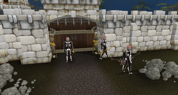 Guards during h'ween event