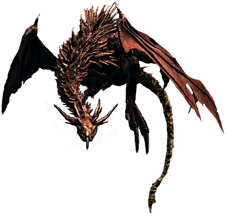 Image Hellkite Wyvern Render.png Dark Souls Wiki FANDOM powered