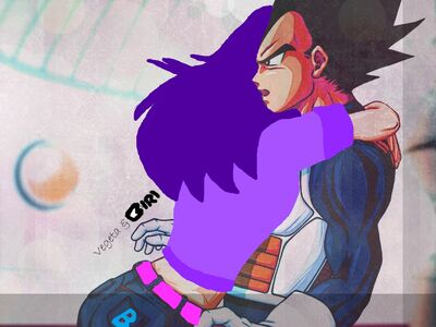 Biri missed vegeta (vegeta WTF)