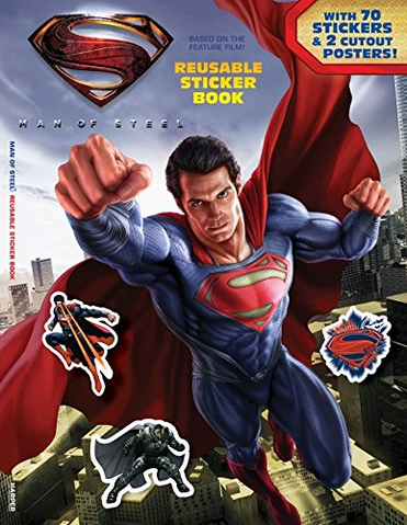 File:Man of Steel Reusable Sticker Book cover.png