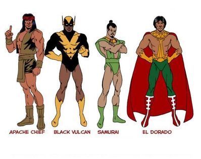 Apache-Chief-Black-Vulcan-Samurai-El-Dorado-Superfriends