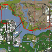 San-Fierro-to-Las-Venturas-Karte