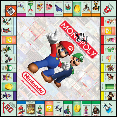 Nintendo Monopoly Spielbrett