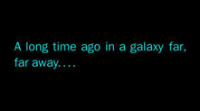 Starwars-a long time ago