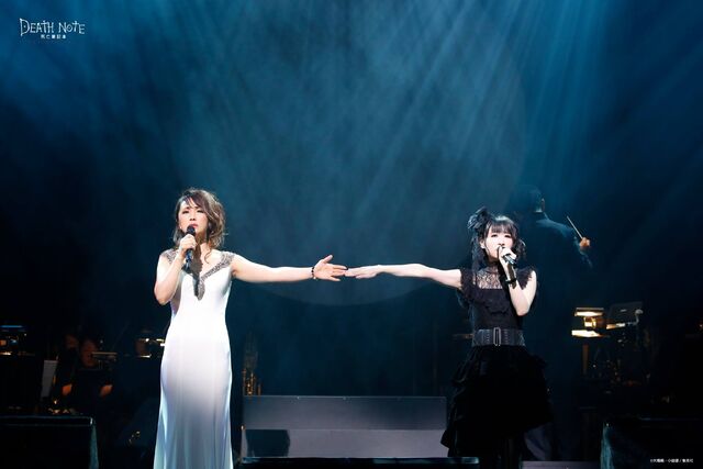 File:Musical 2017 Concert Megumi Hamada (Rem) and Fuka Yuzuki (Misa) 2.jpg