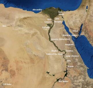Egypt map