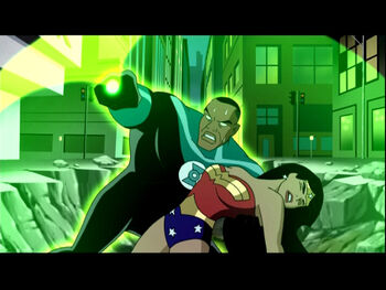 Green Lantern and Wonder Woman