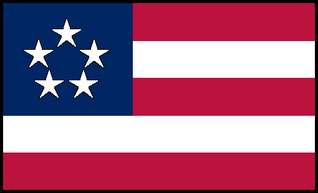 Flag of the New United States 1847 Americans
