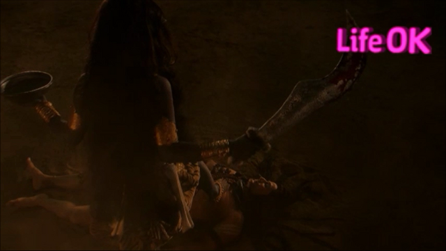 File:Kali Standing on Lord Shiva.png