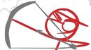 Bow and Arrow (Red)