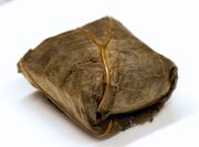 Sticky rice, wrapped