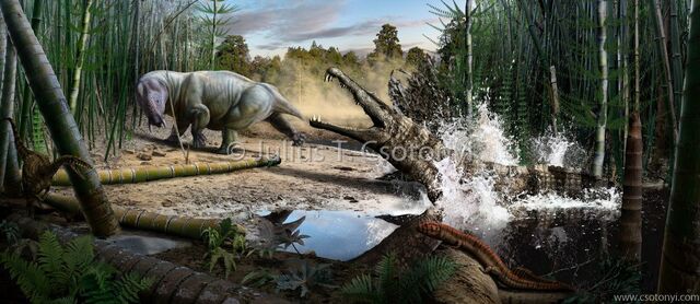 File:Triassic Placerias Smilosuchus Csotonyi3.jpg