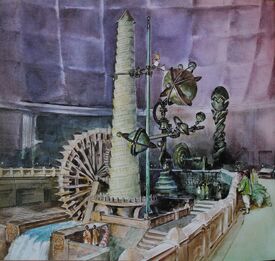 Dinotopia clock tower