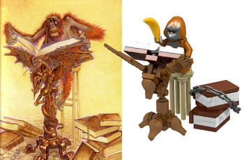 Comparison image of librarian
