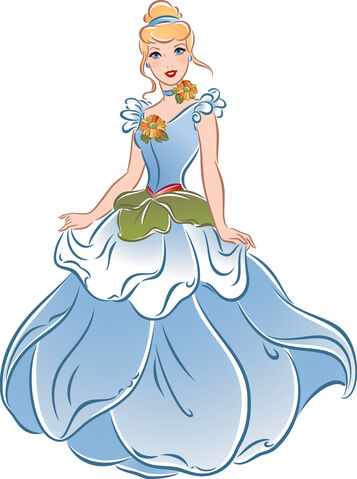 File:Cinderella Flower gown.jpg